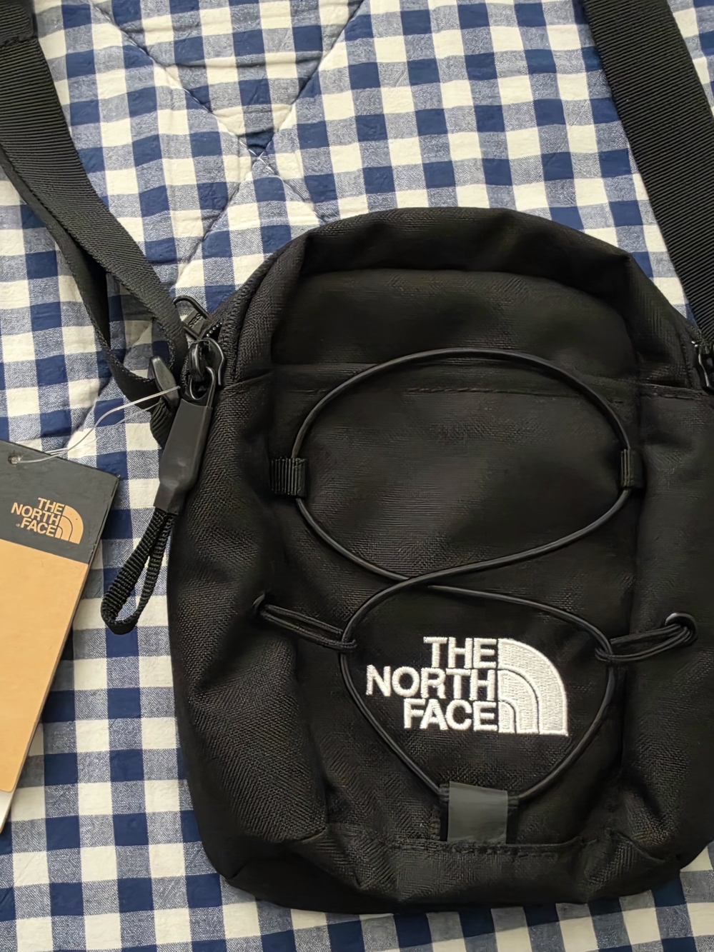 The North Face Black Compact Belt Bag with Bungee Cord